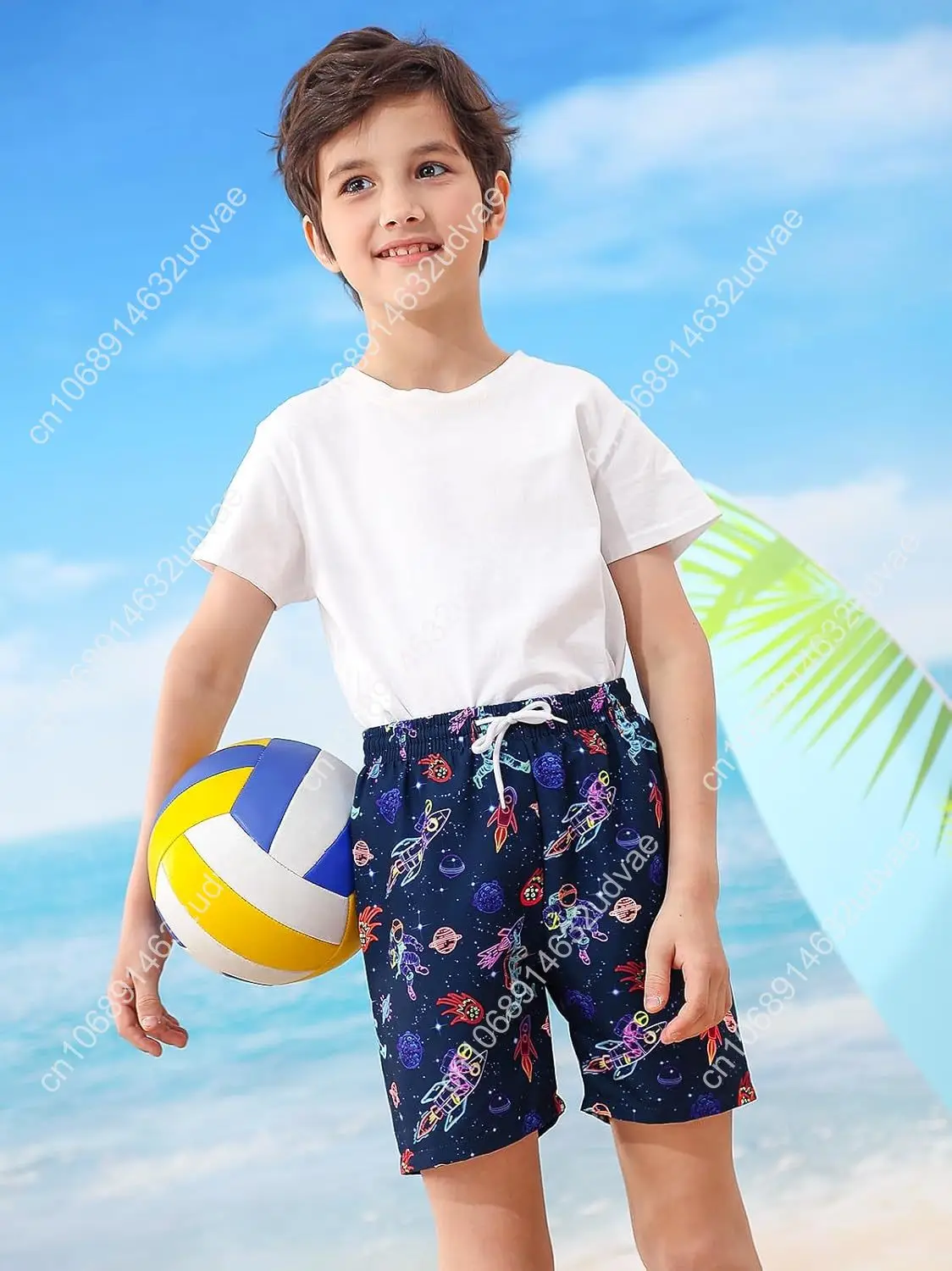 Little Boys Swim Trunks with B - Swim Trunk Quick Dry 评论和价格